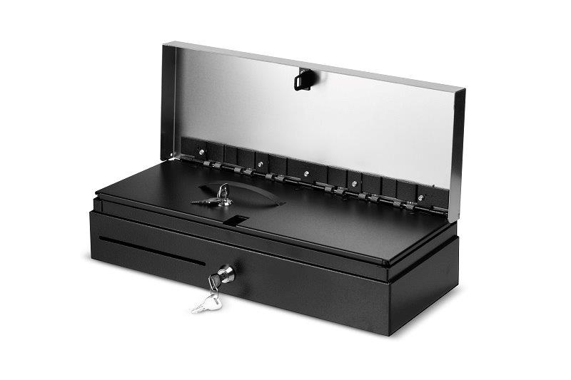 Close-up of a cash drawer